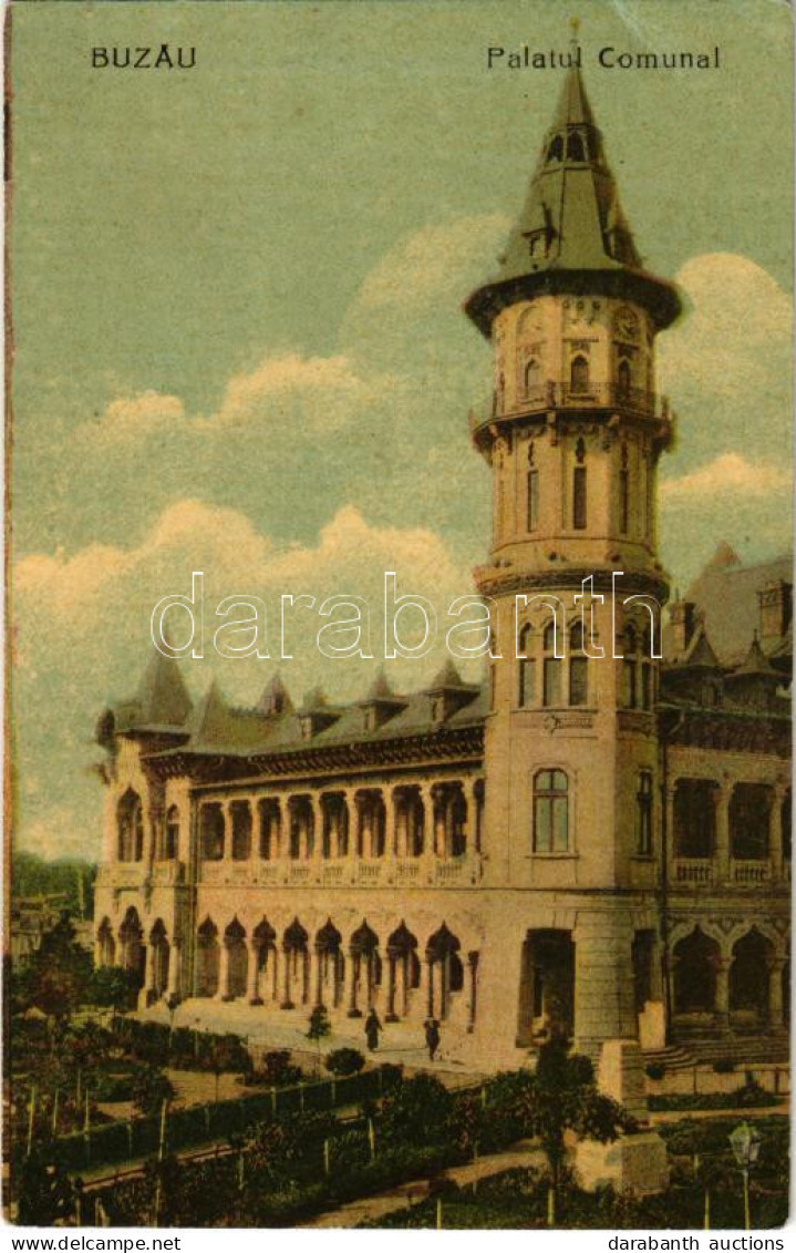 T2 1933 Buzau, Buzeu, Bodzavásár; Palatul Comunal / Palace - Zonder Classificatie