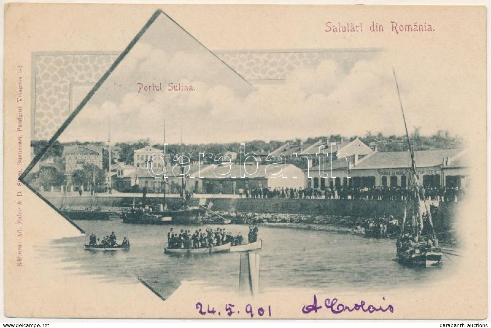T2/T3 1901 Sulina, Portul / Port (EK) - Non Classificati