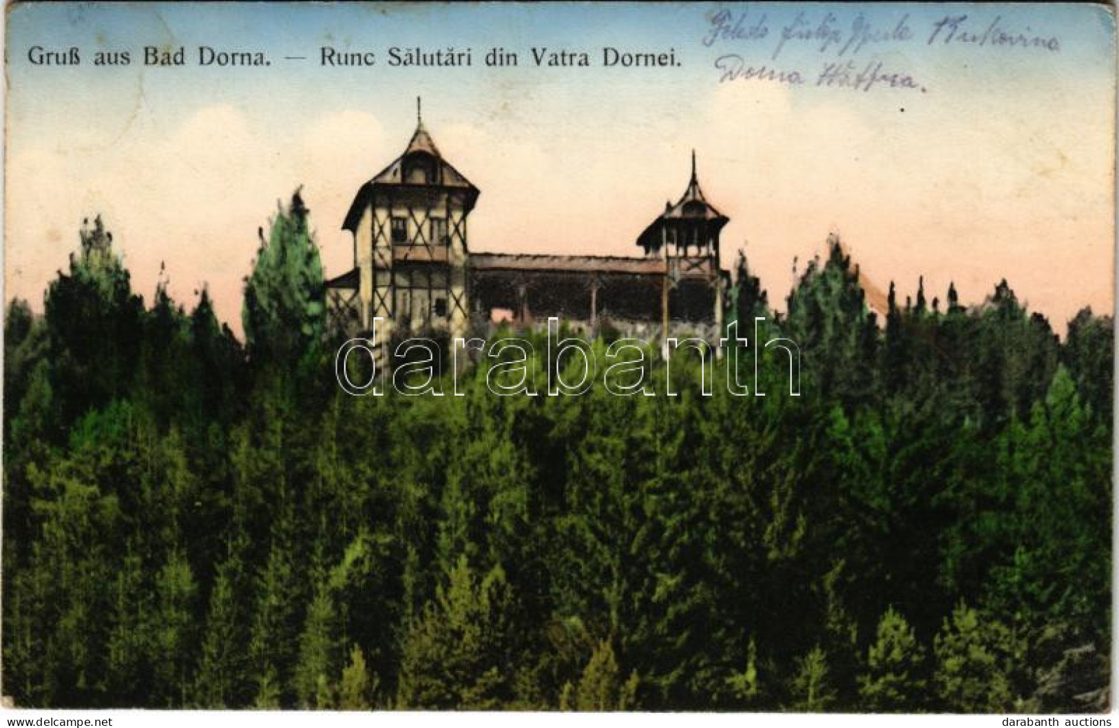 T2/T3 1915 Vatra Dornei, Dornavátra, Bad Dorna-Watra (Bukovina, Bucovina, Bukowina); + "Militärisch Geprüft" (EK) - Sin Clasificación