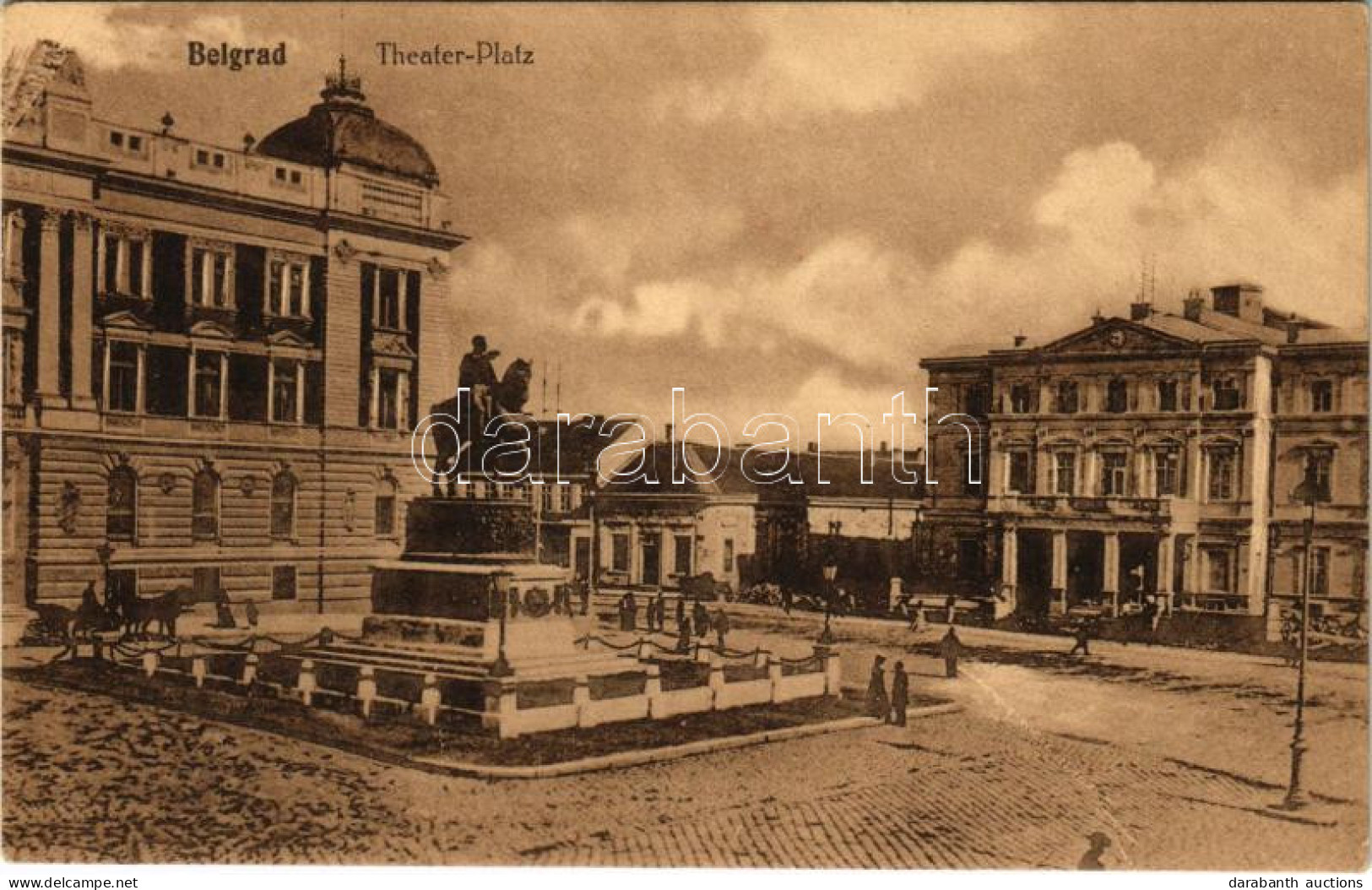 ** T2 Beograd, Belgrade; Theater-Platz / Theatre Square - Unclassified