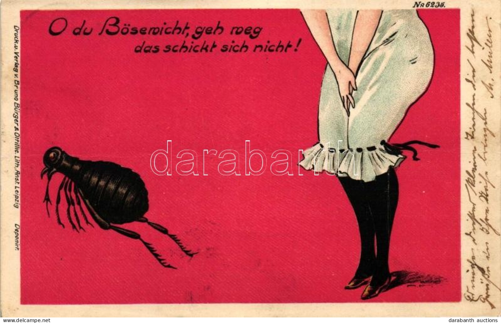 T4 O Du Bösewicht, Geh Weg Das Schickt Sich Nicht! / Tick, Lady, Humour, Bruno Bürger & Ottillie No. 6235. Litho (fa) - Unclassified