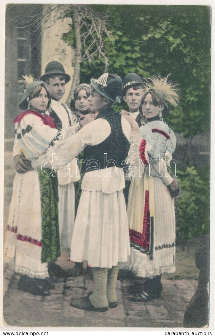 * T2/T3 1912 Délvidéki Népviselet / Traditional Costumes, Folklore From The Southern Territories (Vojvodina) (fl) - Ohne Zuordnung