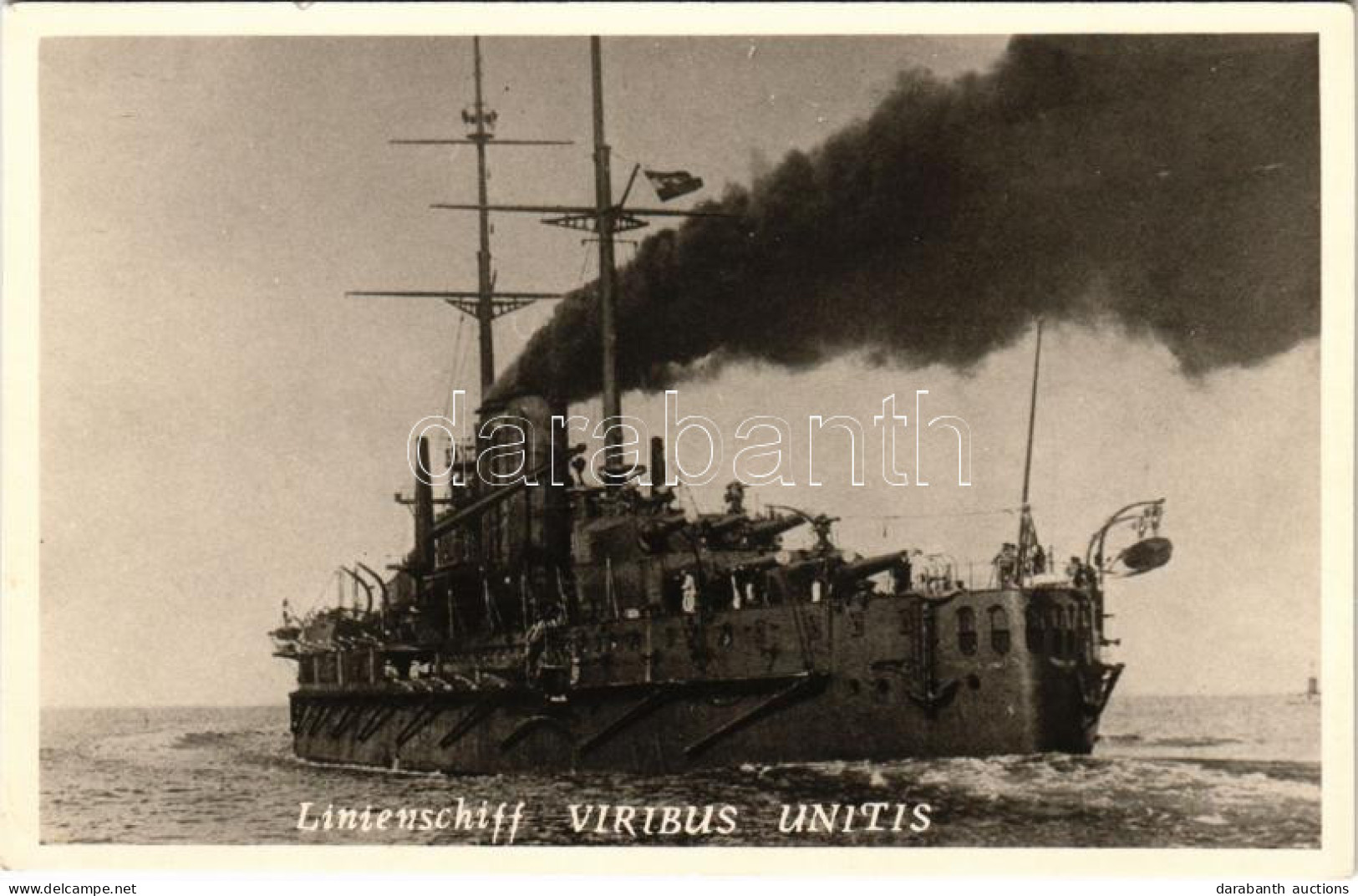 ** T1 SMS Viribus Unitis Az Osztrák-Magyar Haditengerészet Tegetthoff-osztályú Csatahajója / K.u.K. Kriegsmarine / WWI A - Non Classés