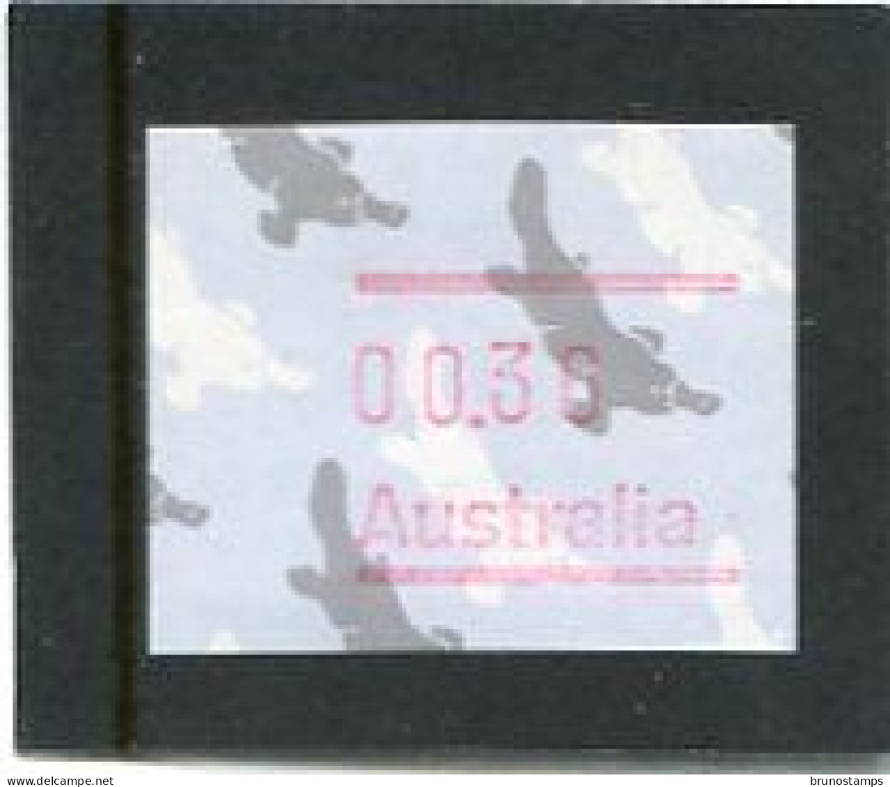 AUSTRALIA - 1986  36c  FRAMA  PLATYPUS  NO  POSTCODE  MINT NH - Machine Labels [ATM]