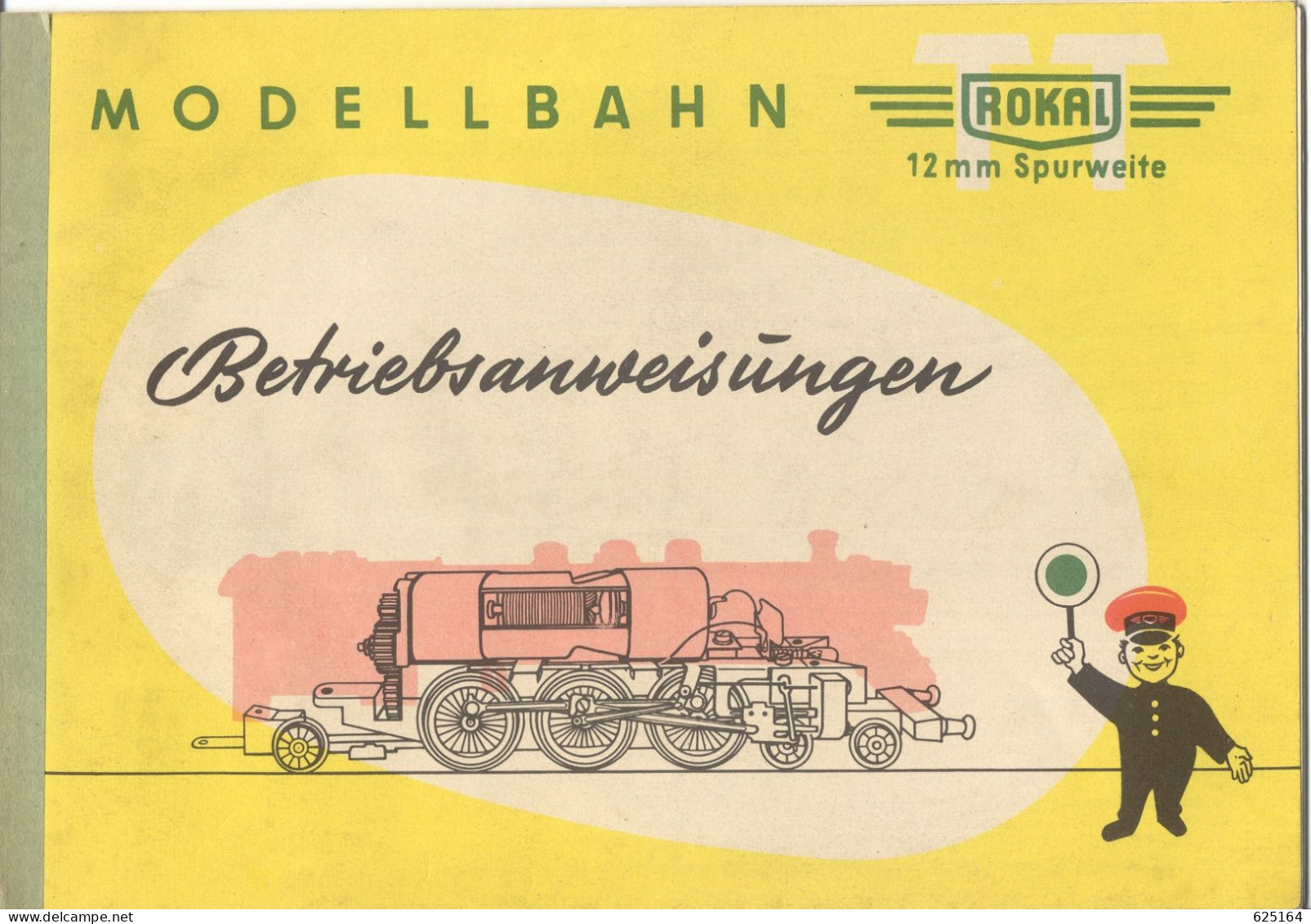 Catalogue ROKAL Betriebsanweisungen 1956 12 Mm. Spurweite TT   DEFEKT - Deutsch