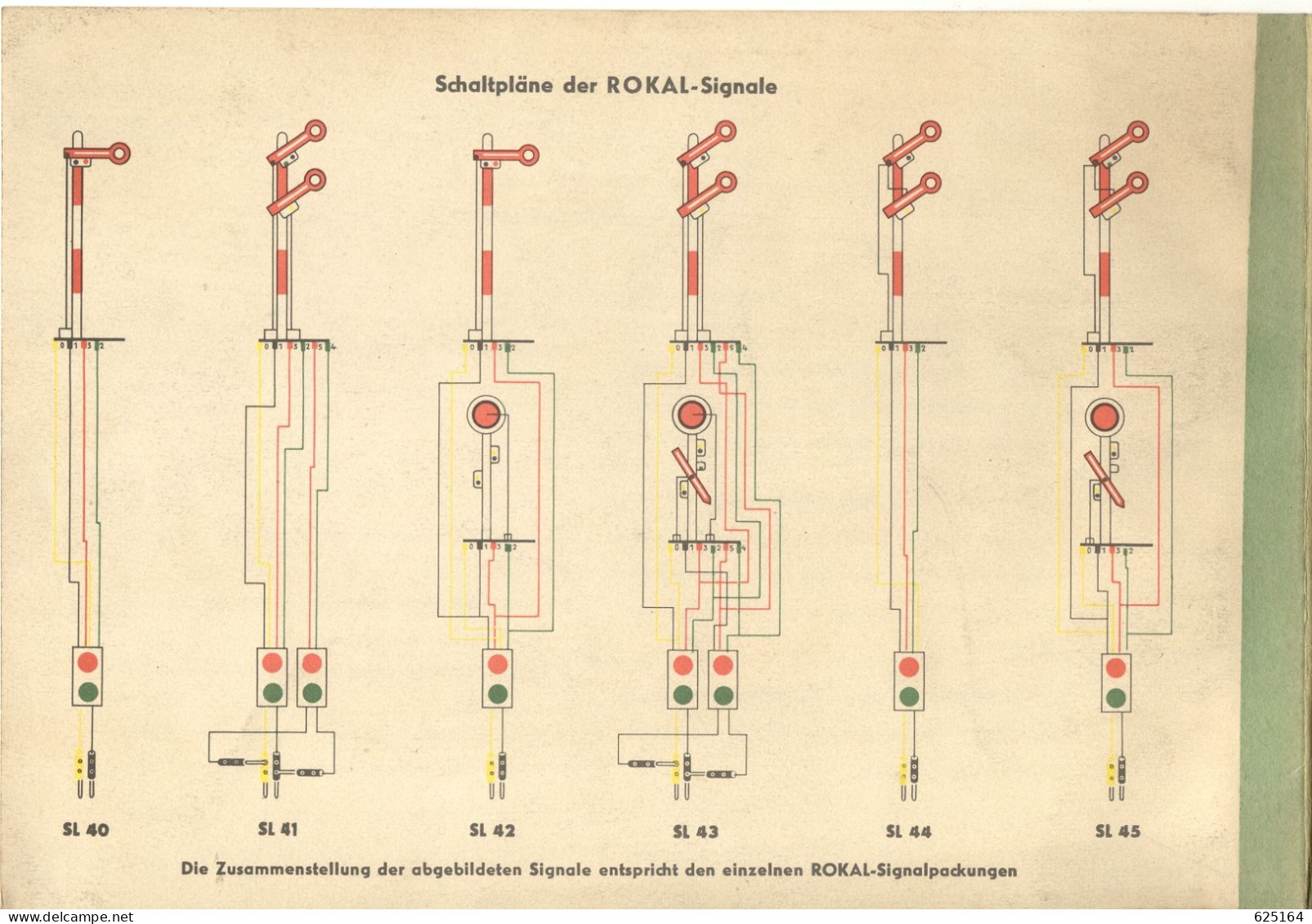 Catalogue ROKAL Betriebsanweisungen 1956 12 Mm. Spurweite TT   DEFEKT - Allemand