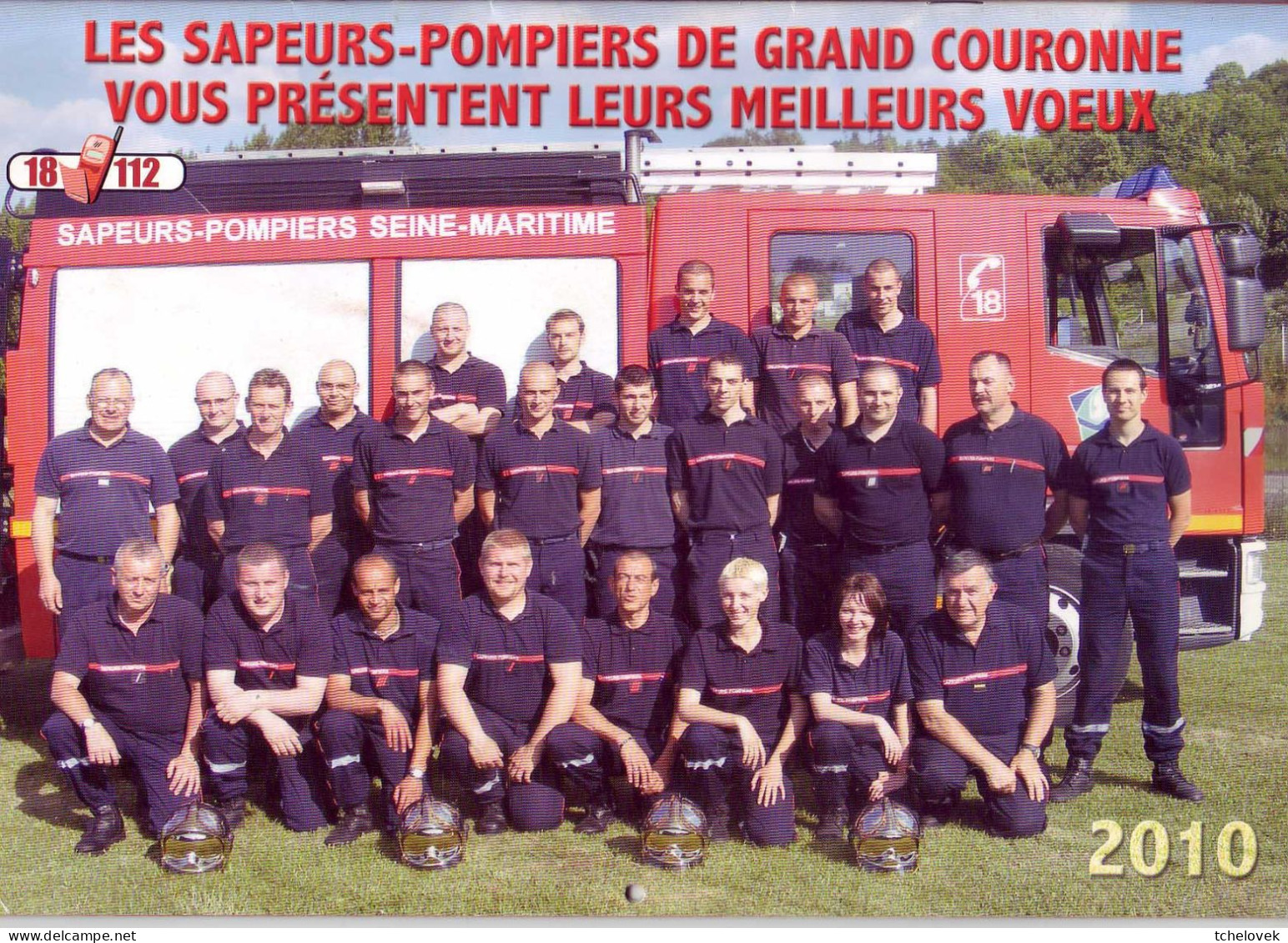 (Divers). Calendrier. Sapeurs Pompiers Seine Maritime. 3 Calendriers - Tamaño Grande : 2001-...