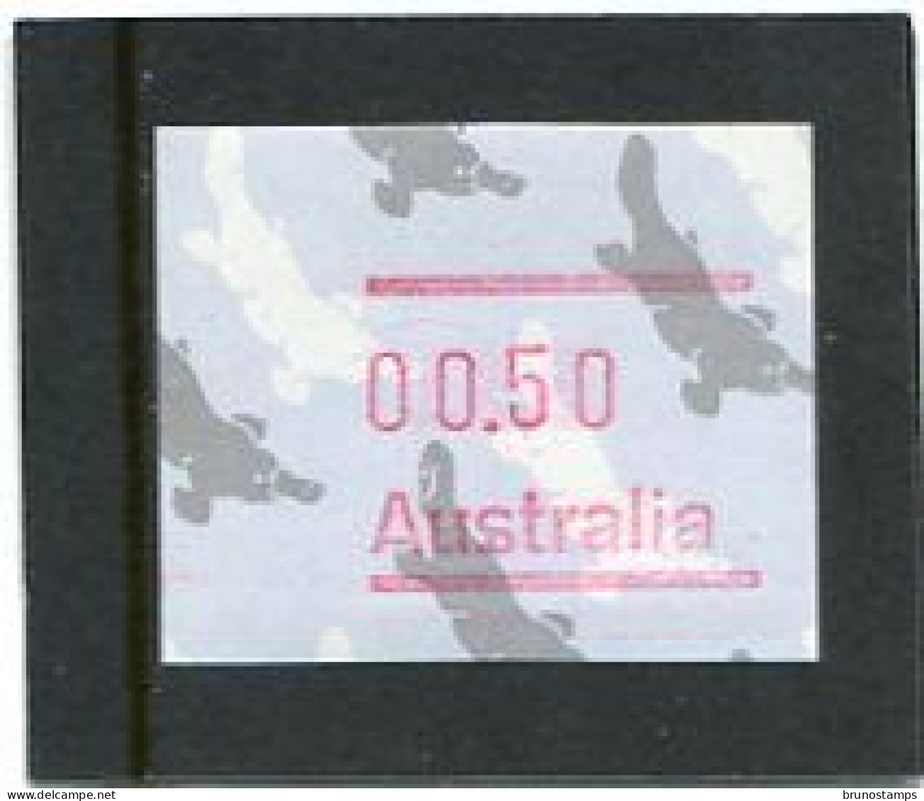 AUSTRALIA - 1986  50c  FRAMA  PLATYPUS  NO  POSTCODE  MINT NH - Timbres De Distributeurs [ATM]