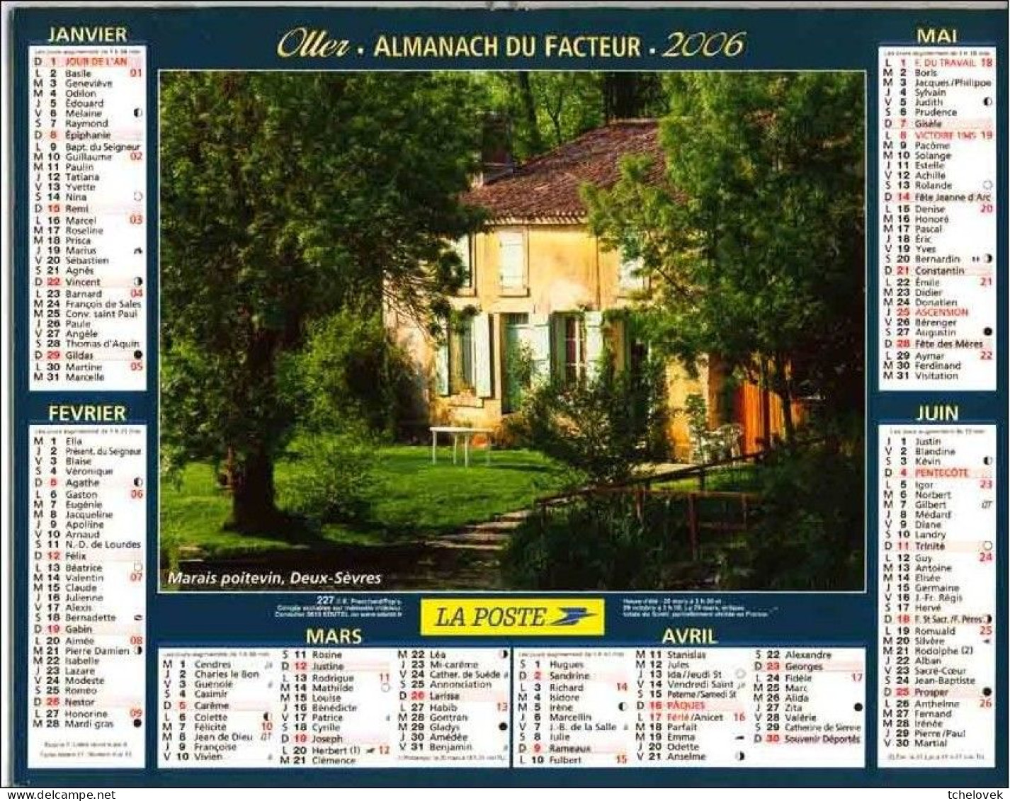 (Divers). Calendriers Almanach Oller Du Facteur 2013 Departement 39 Oiseaux & 3 Siecles D'histoire 2009 & 2006 Jura - Tamaño Grande : 2001-...