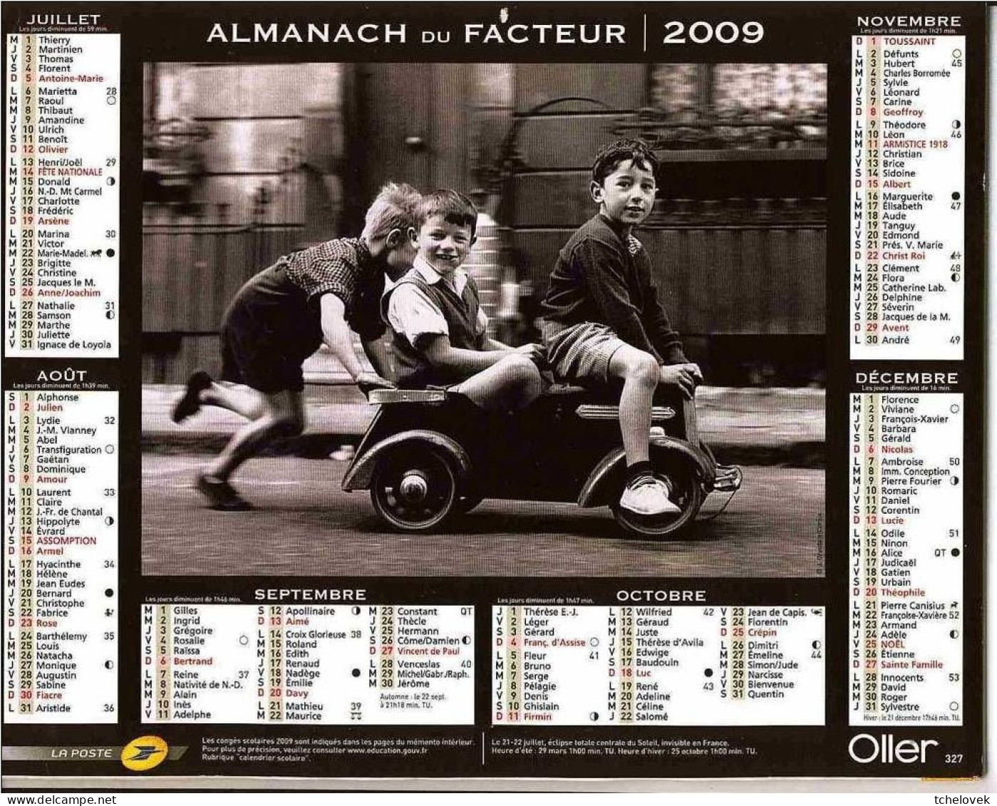 (Divers). Calendriers Almanach Oller Du Facteur 2013 Departement 39 Oiseaux & 3 Siecles D'histoire 2009 & 2006 Jura - Grossformat : 2001-...