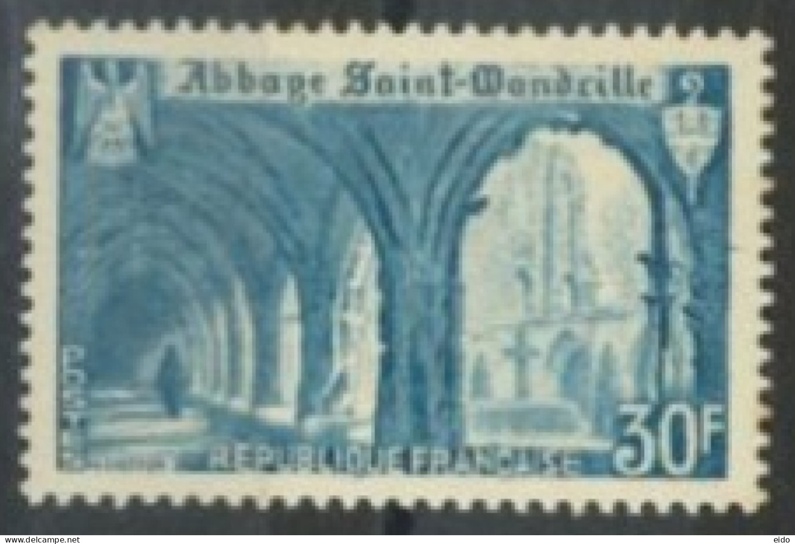 FRANCE - 1951 - ABBEY OF SAINT WANDRILLE STAMP, # 888, UMM (**). - Ongebruikt