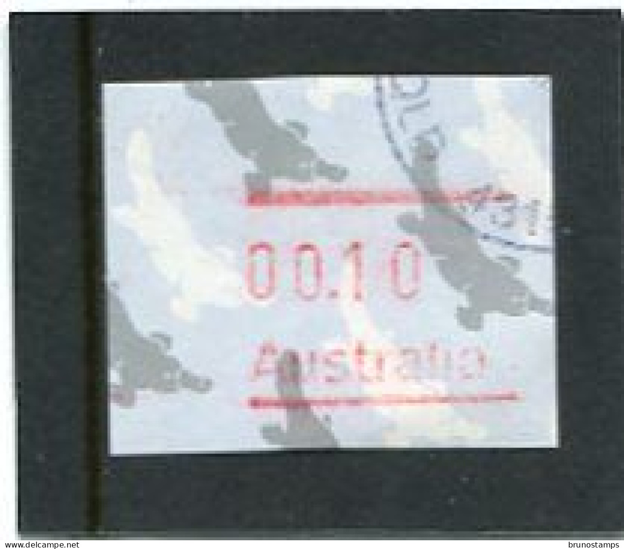 AUSTRALIA - 1986  10c  FRAMA  PLATYPUS  NO  POSTCODE  FINE USED - Machine Labels [ATM]