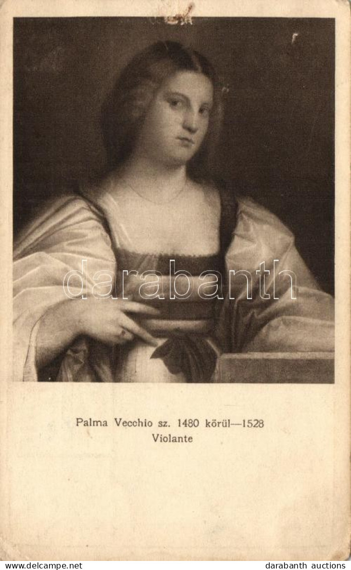 * T3 Violante, Art Postcard, S: Palma Vecchio (Rb) - Ohne Zuordnung