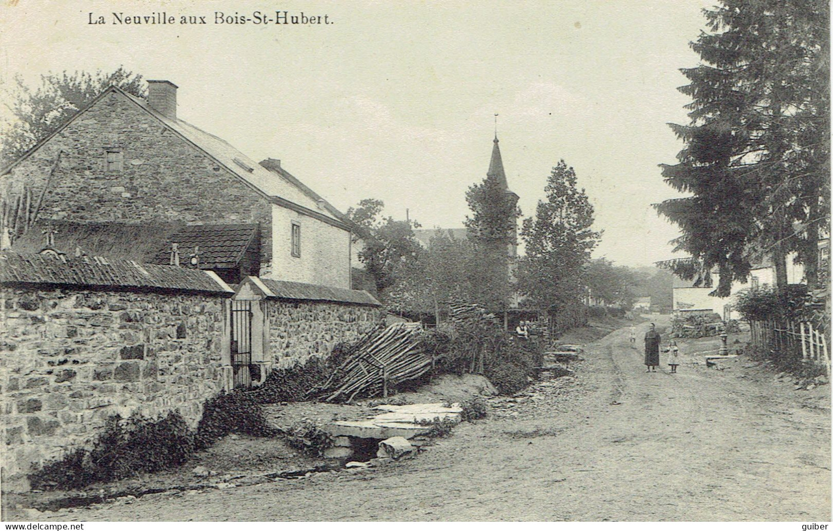 La Neuville Aux Bois  Saint Hubert  (rare) 1912 - Saint-Hubert