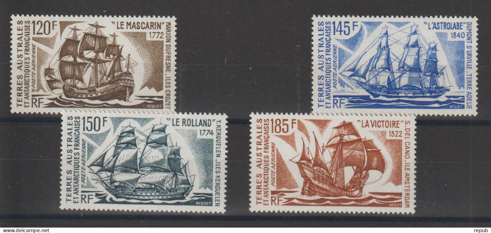 TAAF 1974 Bateaux D'expéditions PA 30-33 4 Val ** MNH - Airmail