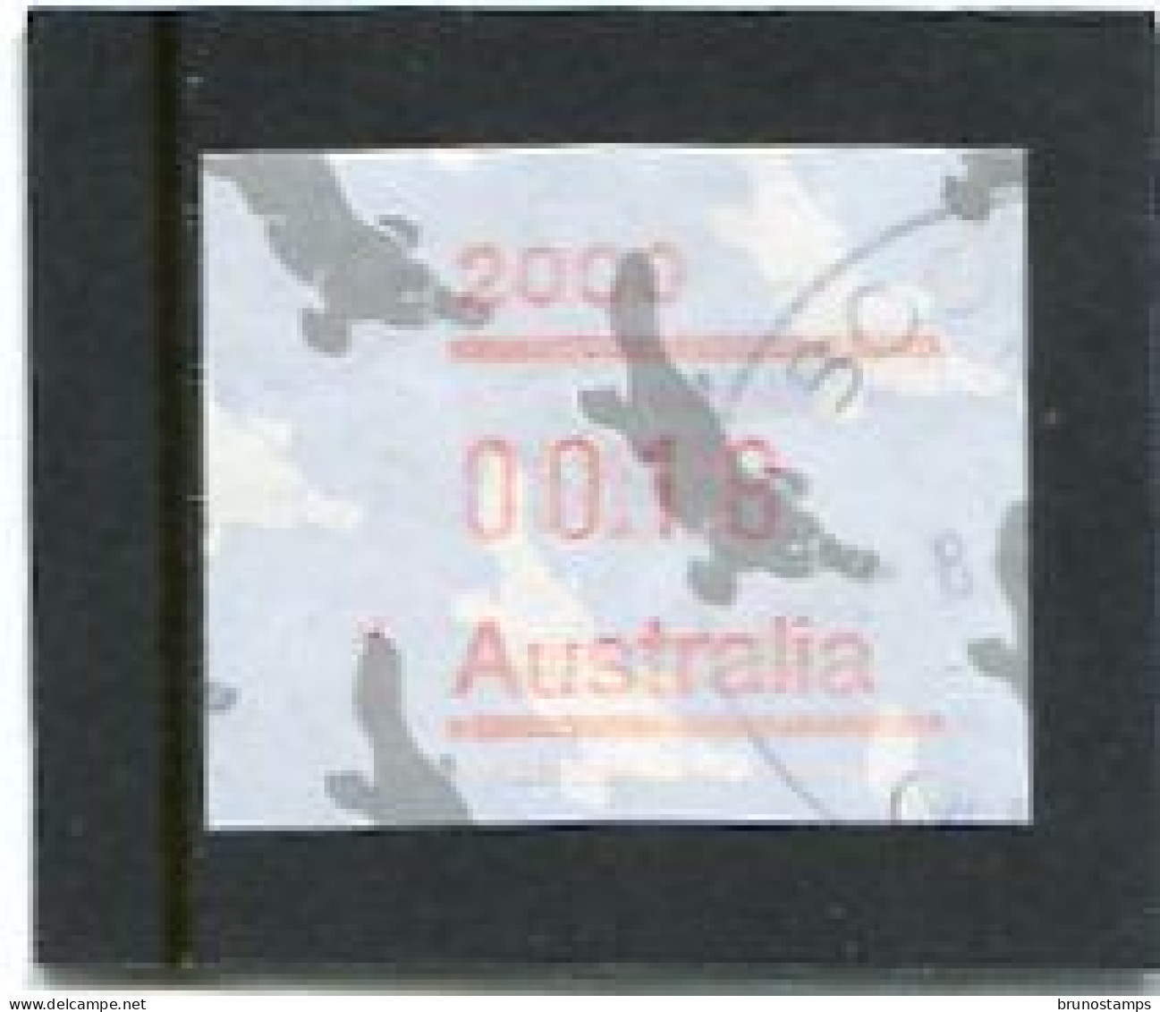 AUSTRALIA - 1987  18c  FRAMA  PLATYPUS  POSTCODE  2000 (SYDNEY)  FINE USED - Timbres De Distributeurs [ATM]