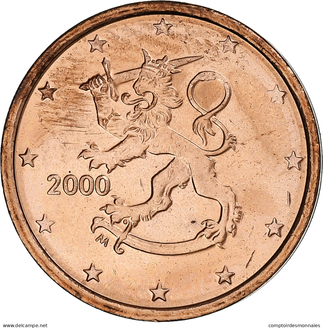 Finlande, 2 Euro Cent, 2000, Vantaa, SUP, Cuivre Plaqué Acier, KM:99 - Finlande