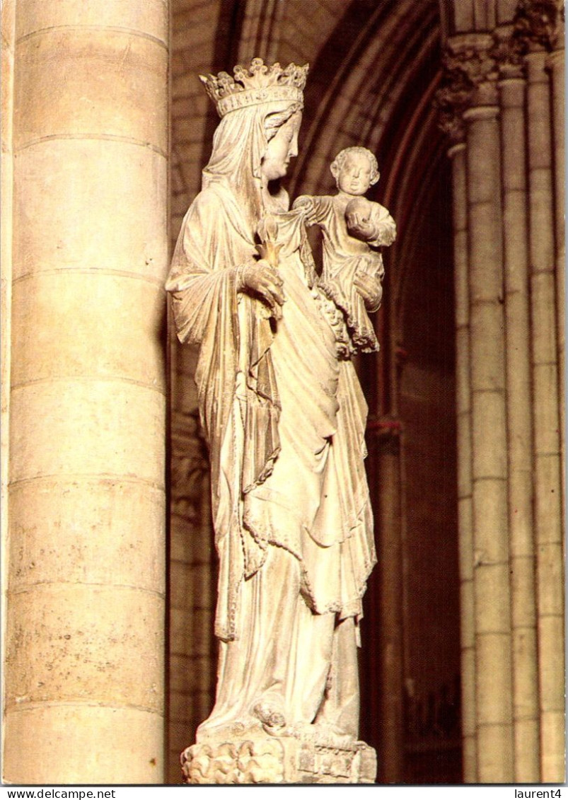 28-3-2024 (4 Y 16) France - Cathédrale Notre Dame De Paris (before Fire...) Vierge Du XIVème Siècle - Chiese E Cattedrali