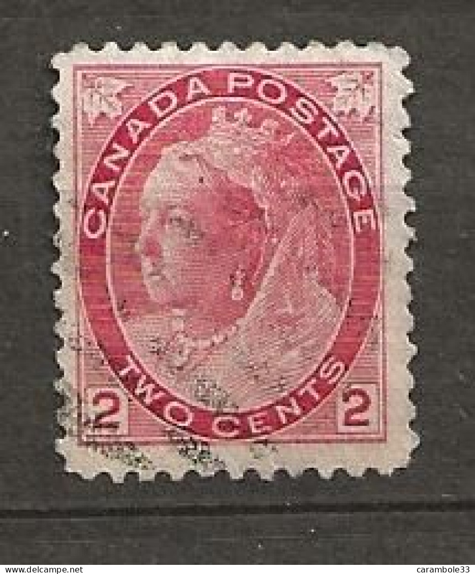 TIMBRE   CANADA  POSTAGE  TWO CENTS      VICTORIA  (1510) - Oblitérés