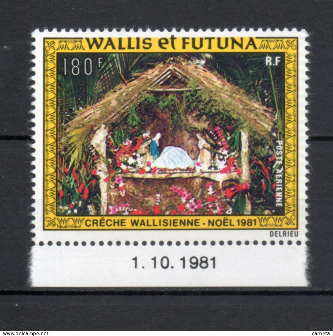 WALLIS ET FUTUNA PA  N° 113   NEUF SANS CHARNIERE COTE 7.70€    NOEL CRECHE - Unused Stamps