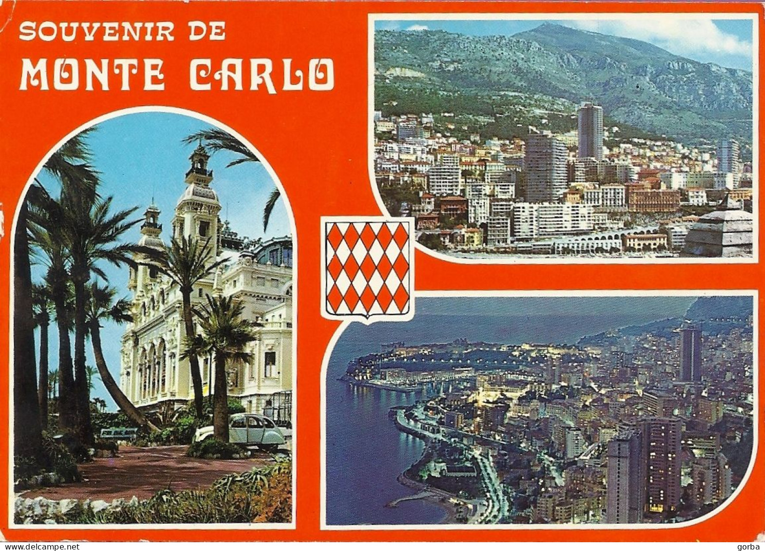 *CPM  - MONACO - MONTE-CARLO -  Souvenir - Multivues - Monte-Carlo