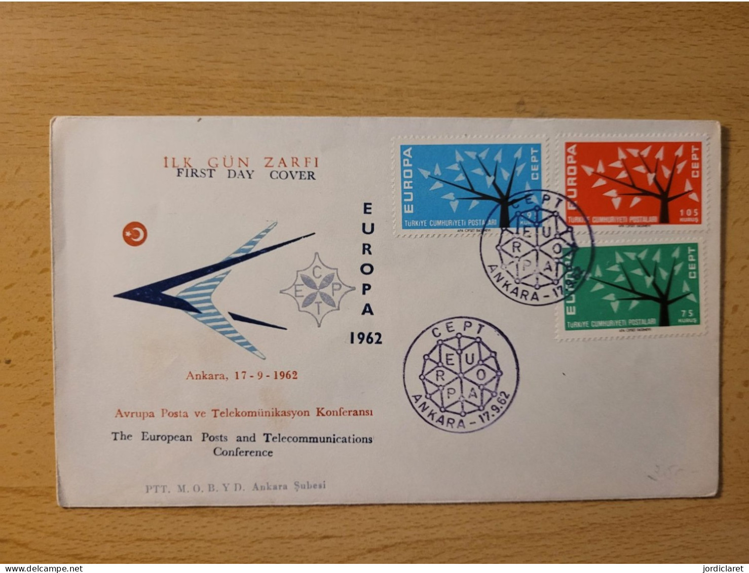 FDC 1962 EUROPA - FDC