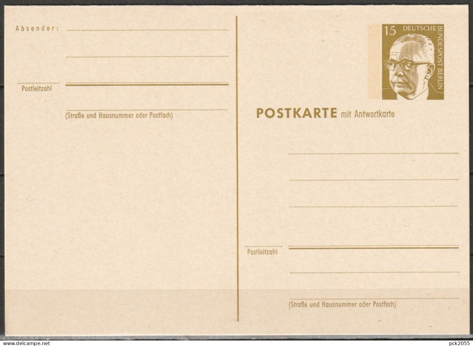 Berlin Ganzsache 1972 Mi.-Nr. P 87 Ungebraucht ( PK 104) Günstige Versandkosten - Postkaarten - Ongebruikt