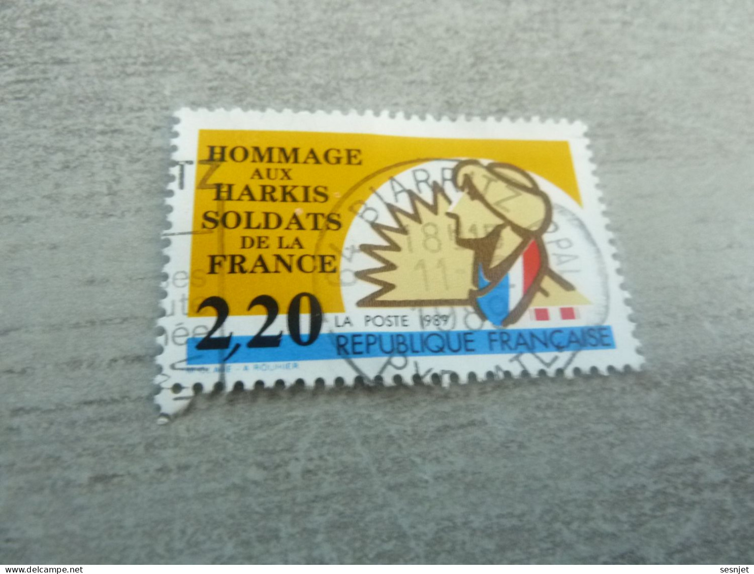 Hommage Aux Harkis - 2f.20 - Yt 2613 - Multicolore - Oblitéré - Année 1989 - - Gebruikt