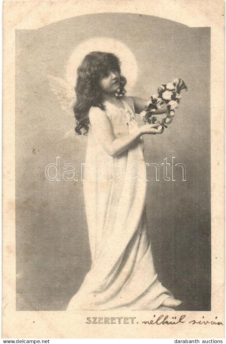 Hit, Remény, Szeretet - 3 Db Régi Képeslap Vegyes Minőségben / Faith, Hope, Charity - 3 Pre-1945 Postcards In Mixed Qual - Ohne Zuordnung
