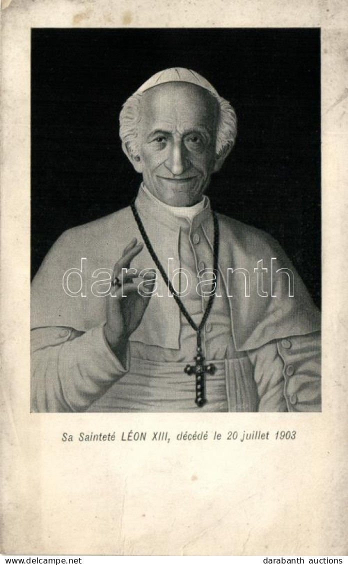 ** T3 Sa Sainteté Léon XIII, Décédé Le 20 Juillet 1903 / His Holiness Leo XIII, Who Died July 20, 1903 (EB) - Non Classés