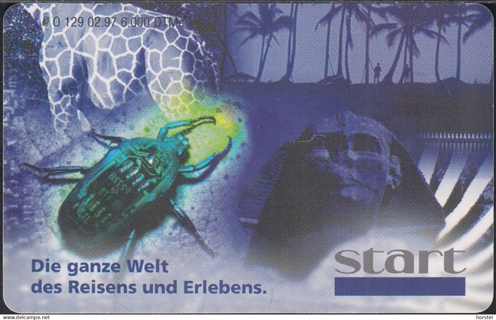 GERMANY O129/97 AFRIKA - Egypt - Beatle - O-Serie : Serie Clienti Esclusi Dal Servizio Delle Collezioni