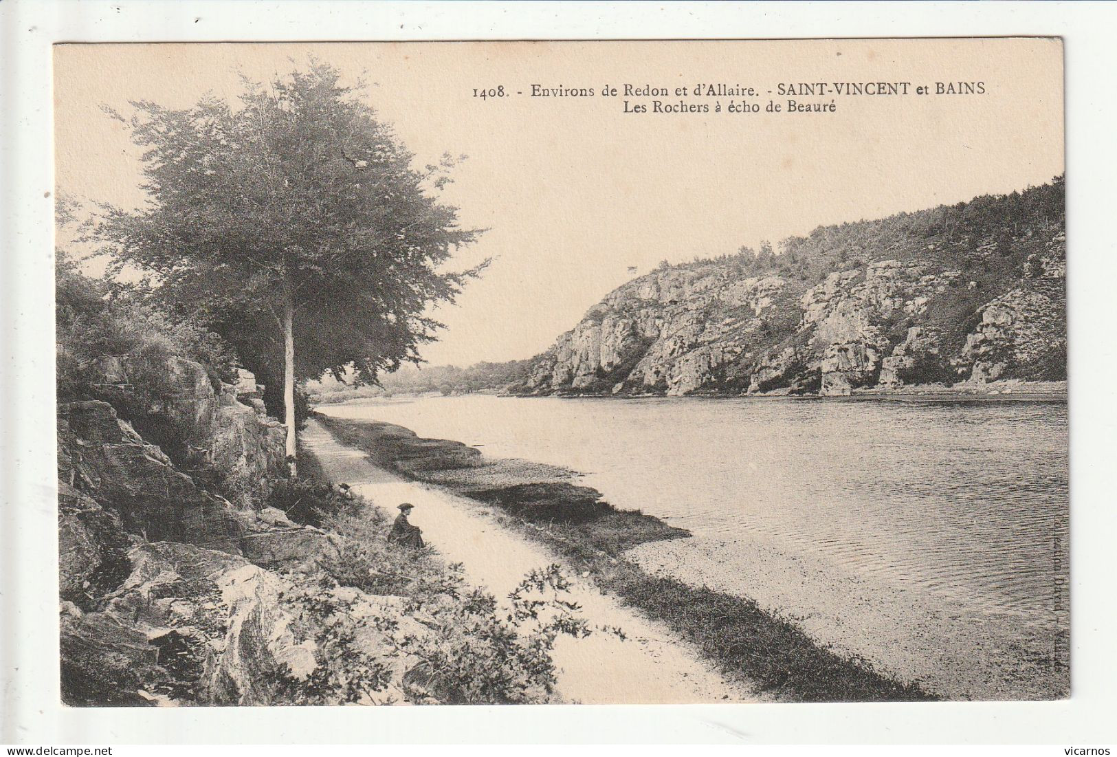 CP 35 SAINT VINCENT Et BAINS Les Rochers à écho De Beauré - Redon