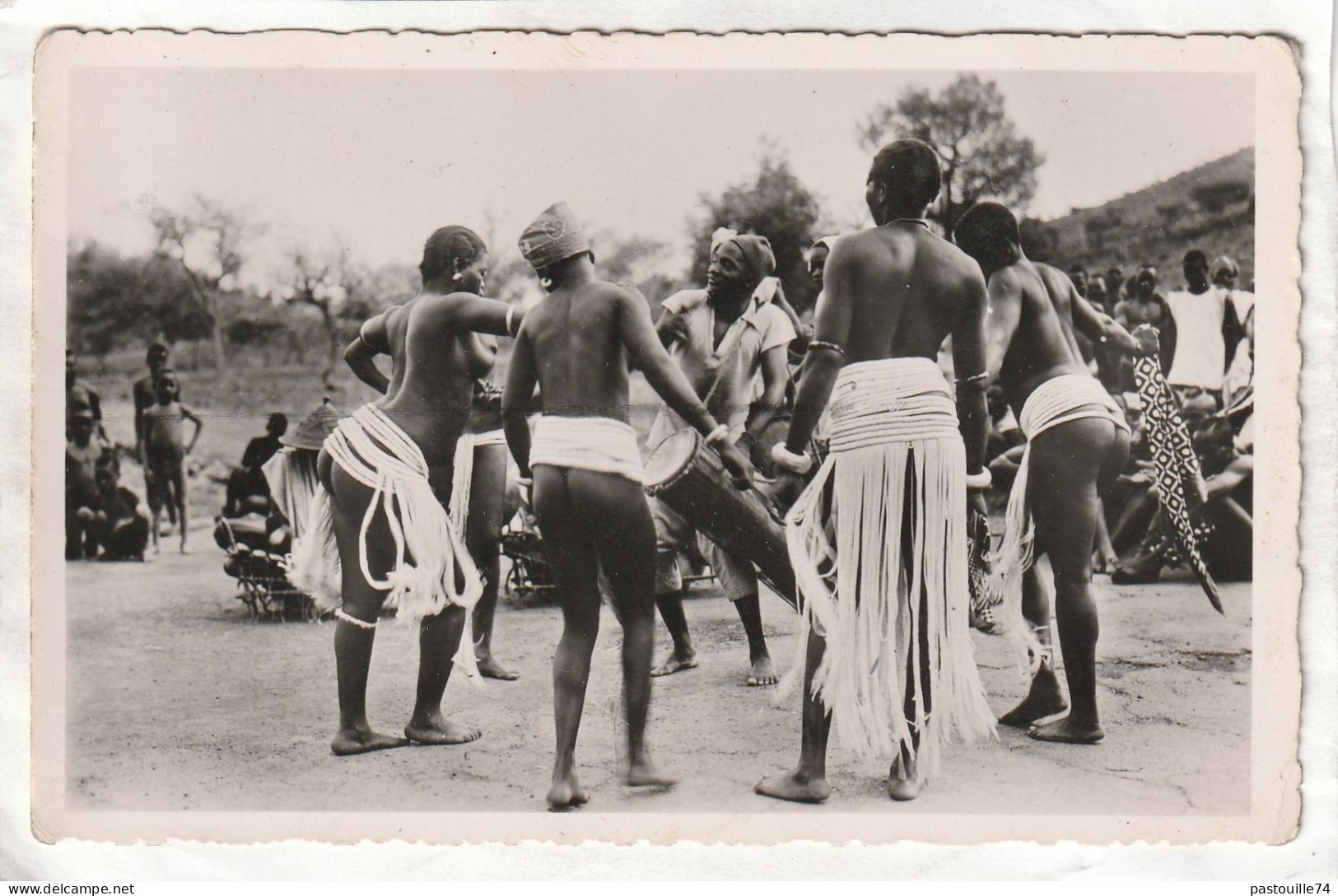 CPSM :  14 X 9  -  COTE  D'IVOIRE  - Danses Près De Bobo  Dioulasso - Costa D'Avorio