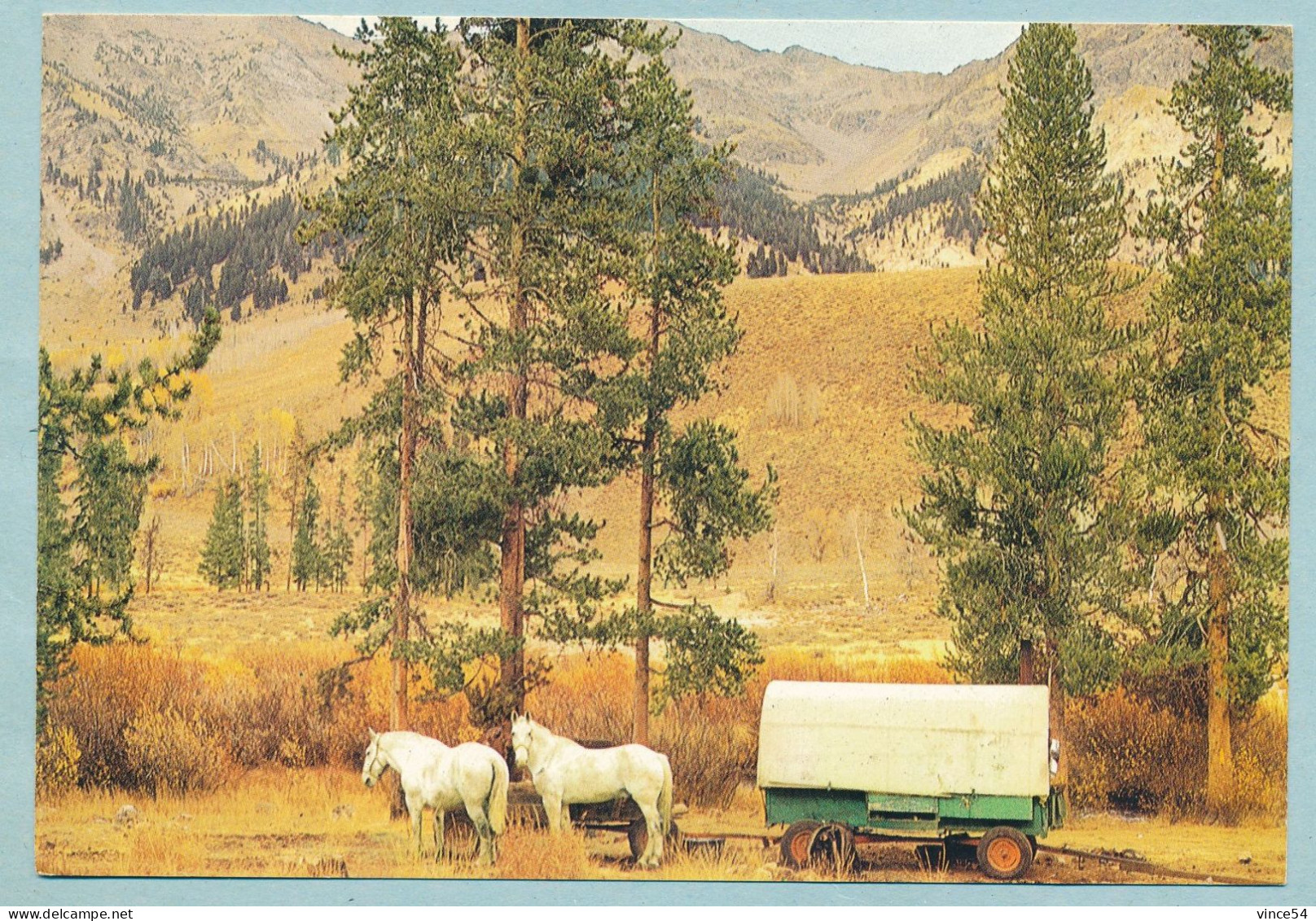Sheepherding Wagon At Base Of Boulder Mountain Near SUN VALLEY - Otros & Sin Clasificación