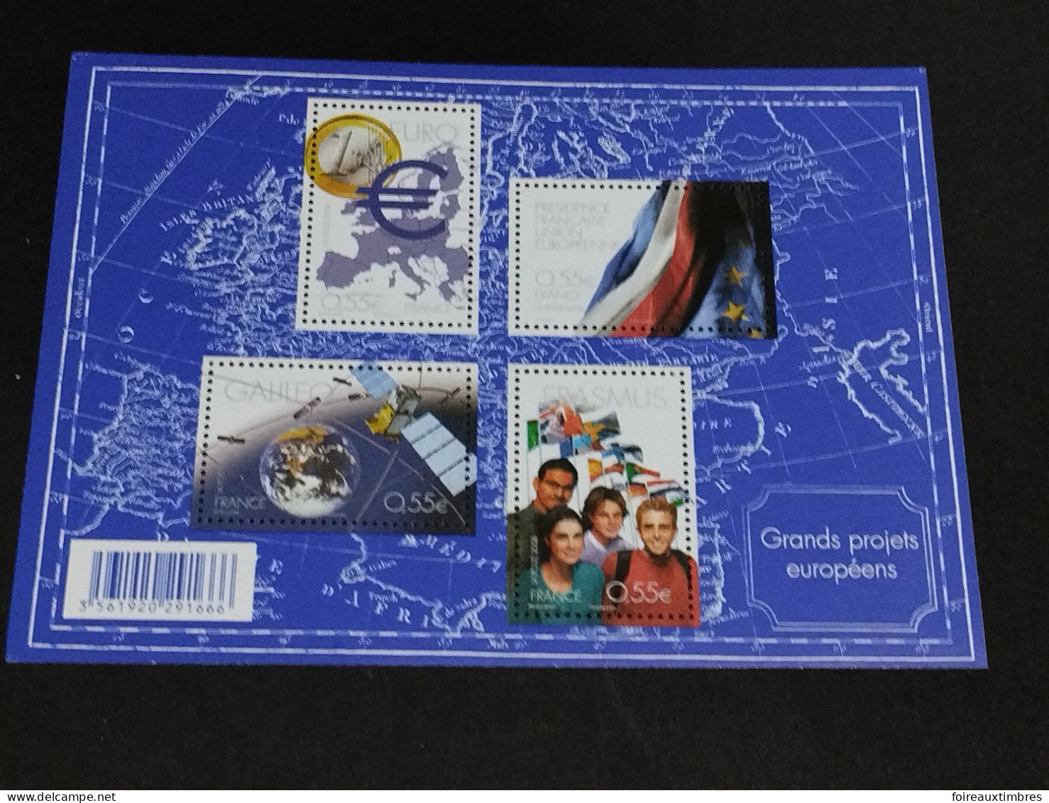 France - BF 123 - Projets Européens 2008 - Neuf ** - Mint/Hinged