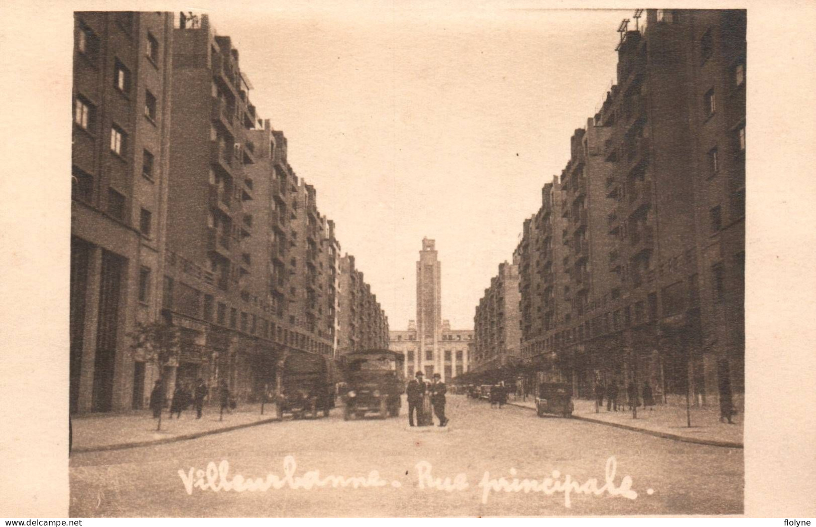 Villeurbanne - Carte Photo - La Rue Principale - Villeurbanne
