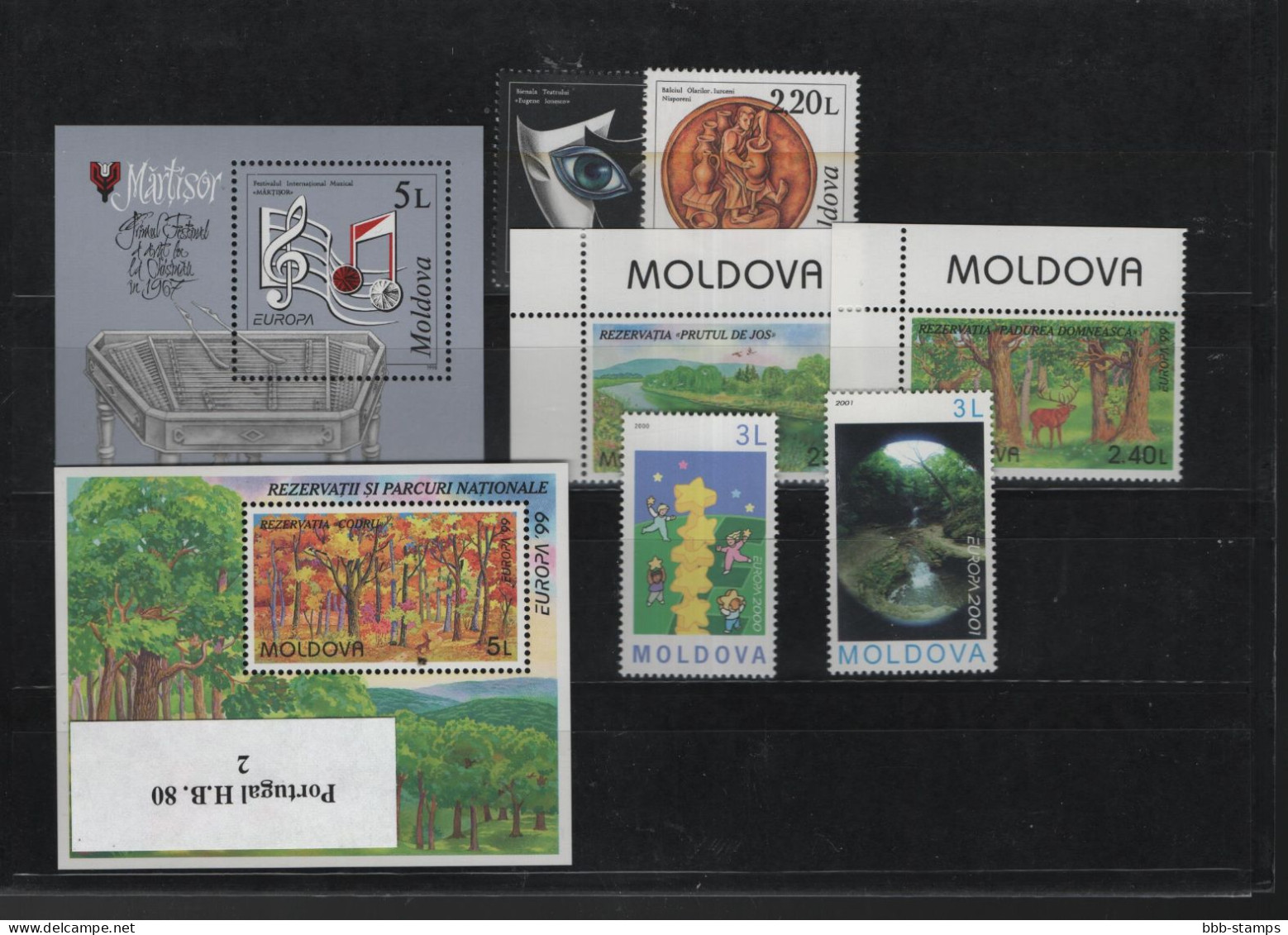 Moldawien Michel Cat.No. Mnh/** CEPT Issues 1993 - 2001 Cpl - Moldova