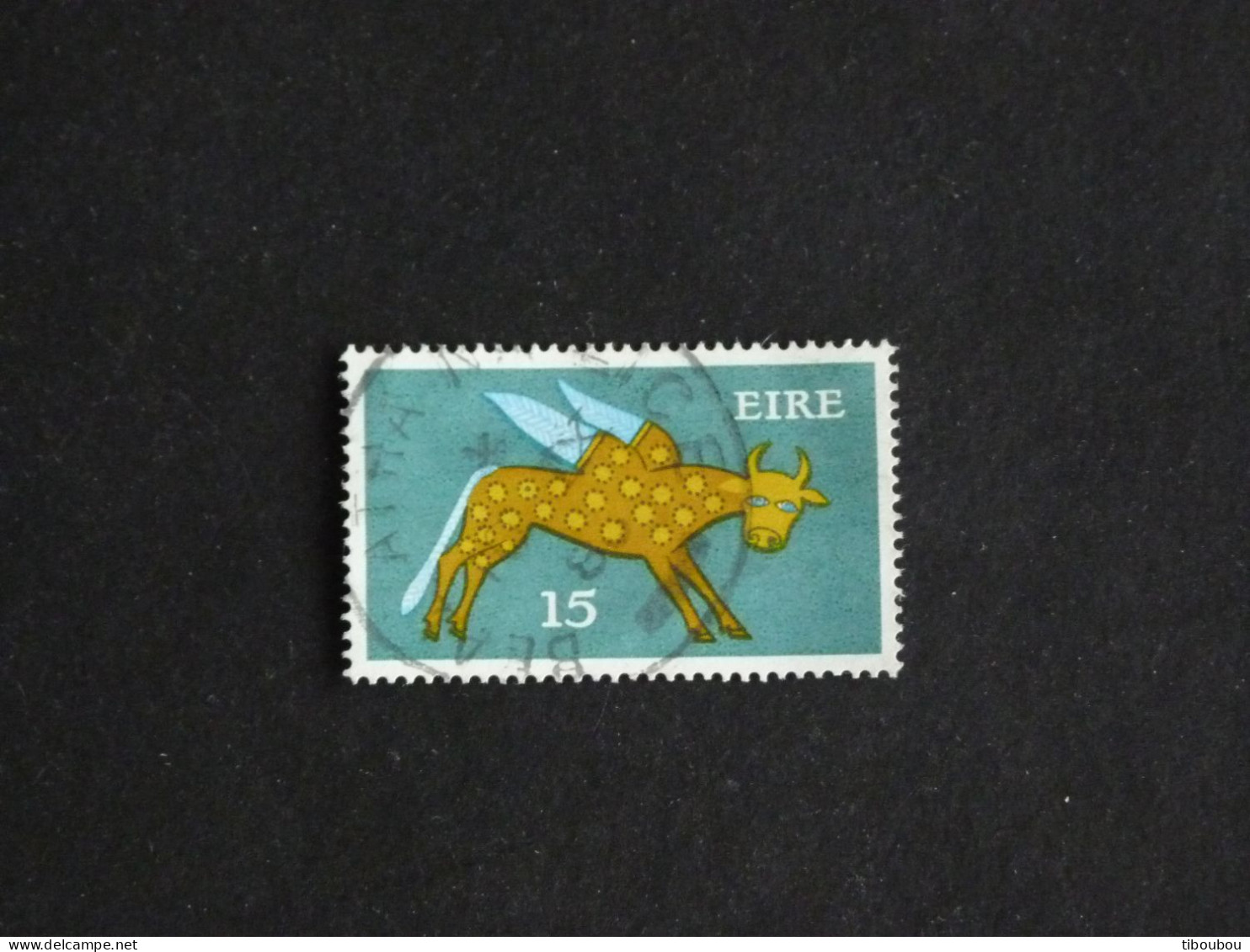 IRLANDE IRELAND EIRE YT 322 OBLITERE - BOEUF AILE SYMBOLE DE SAINT LUC - Used Stamps