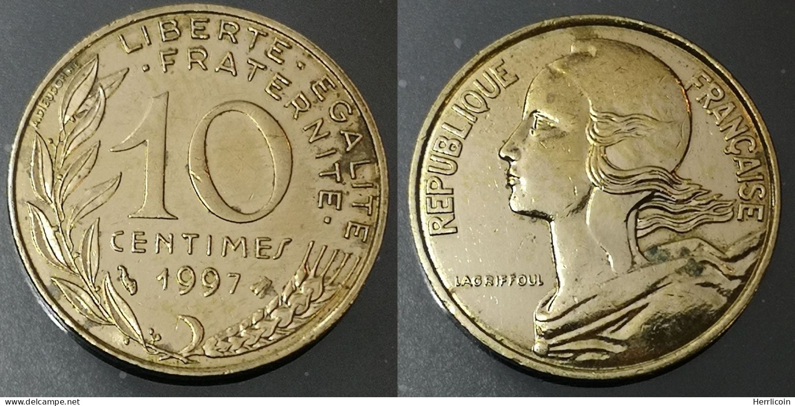 Monnaie France - 1997 - 10 Centimes Marianne Cupro-aluminium - 10 Centimes