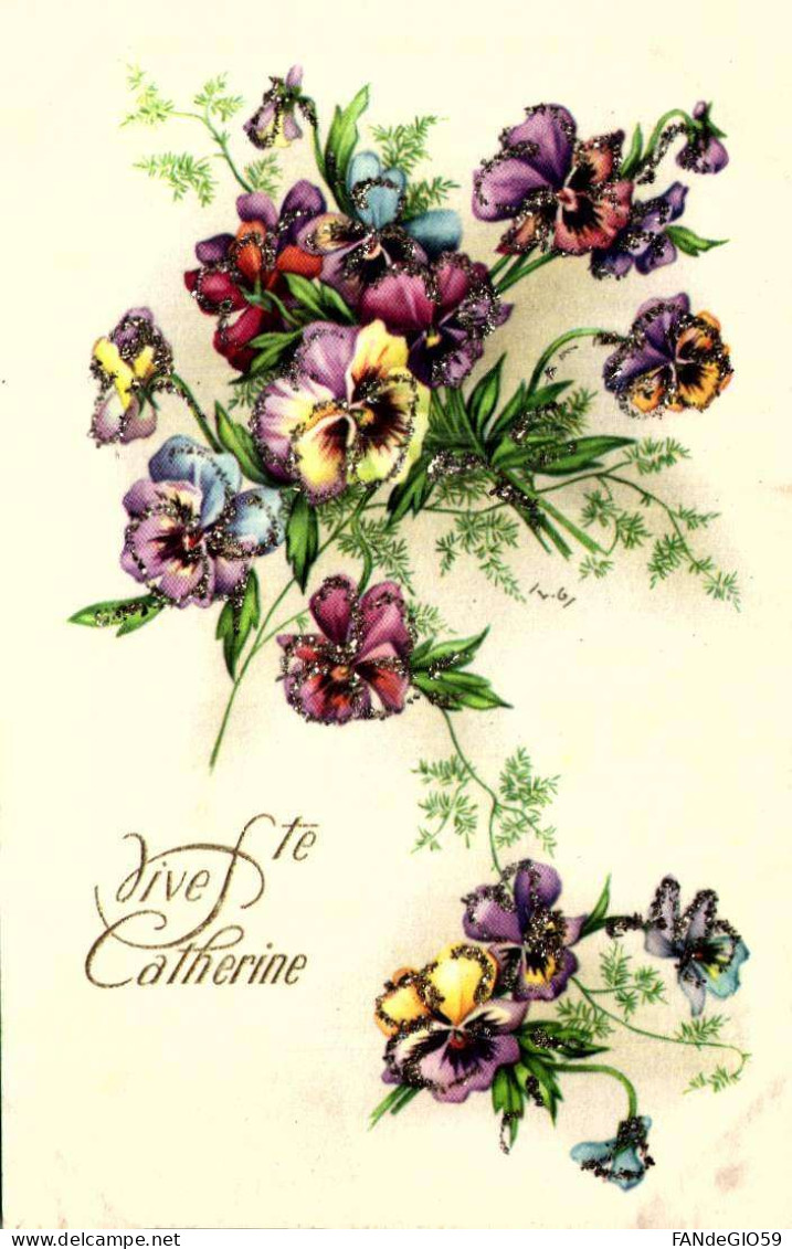 > Fleurs, Plantes & Arbres > 10 CARTES POSTALES  Fleurs   Pensee  56 - Flowers