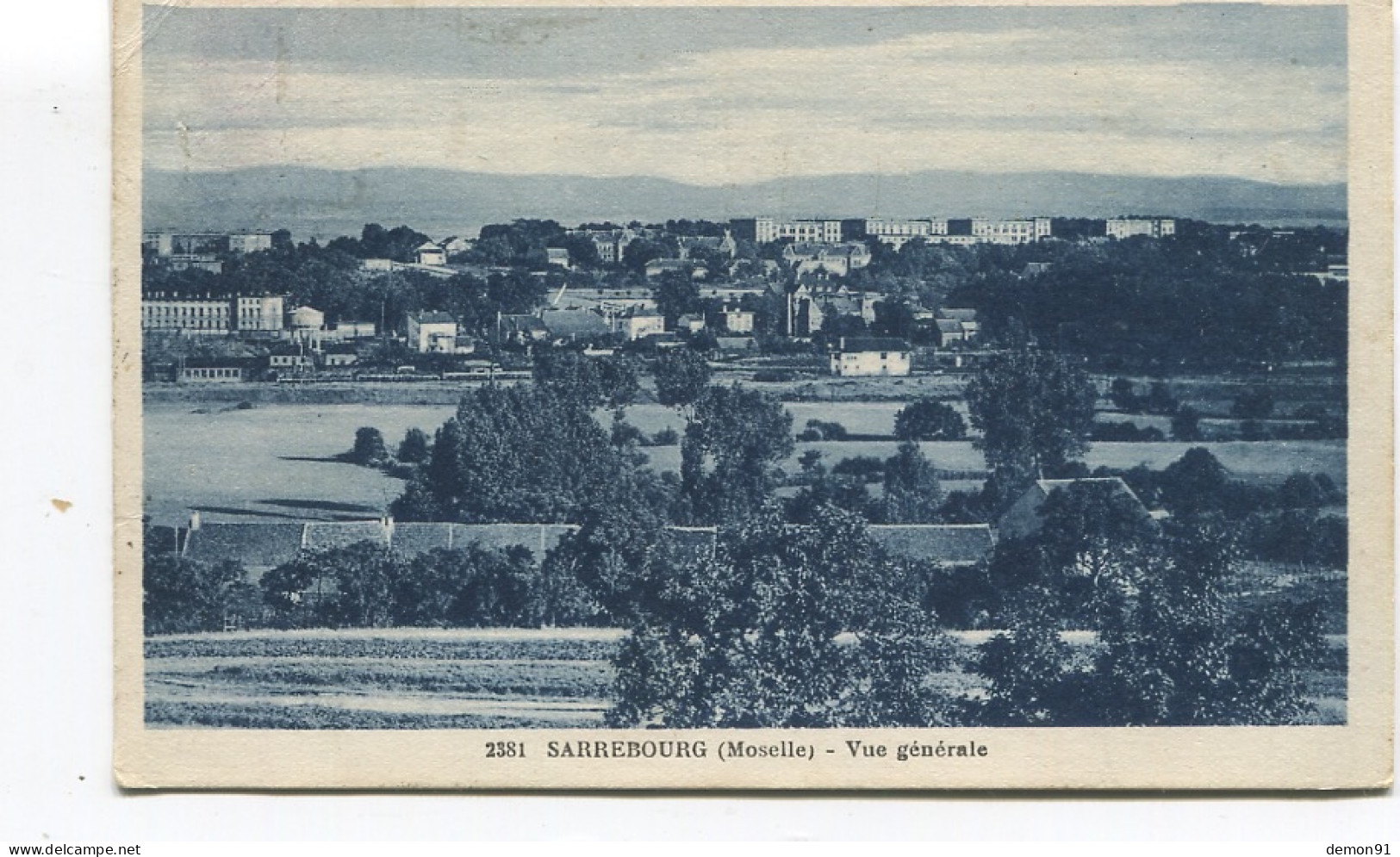 CPA - Sarrebourg - Vue Générale - 1932 - - Sarrebourg