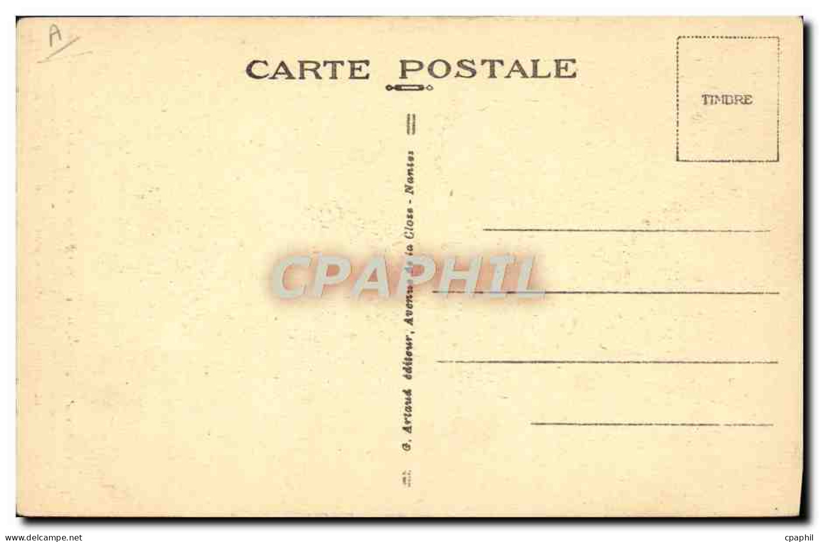 CPA Bateau Vapeur D&#39excursions Saint Philibert Parti De Noirmoutier Pour Nantes  - Steamers