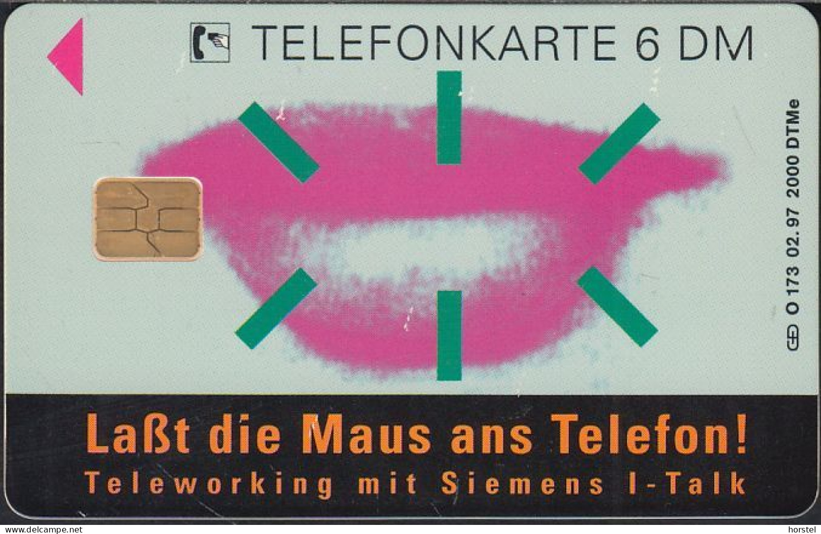 GERMANY O173/97 Siemens - ISDN TALK - Mund - Teleworking - O-Series: Kundenserie Vom Sammlerservice Ausgeschlossen