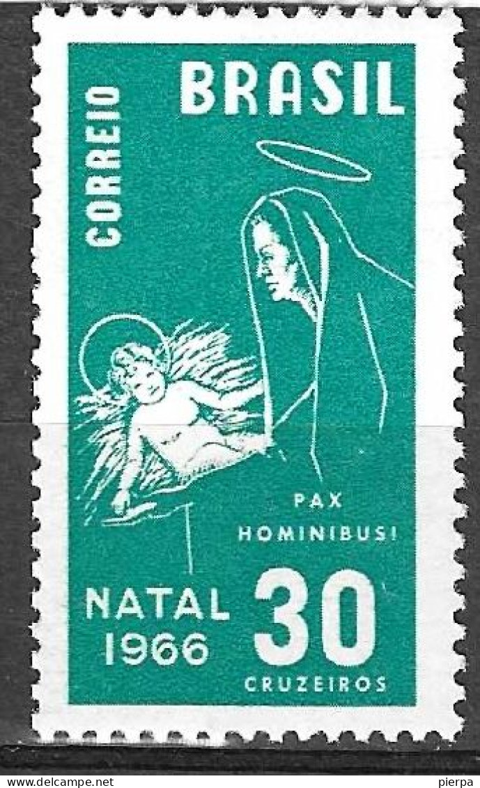 BRASILE  - 1966 - NATALE -  MNH** (YVERT 808 - MICHEL 1123) - Neufs