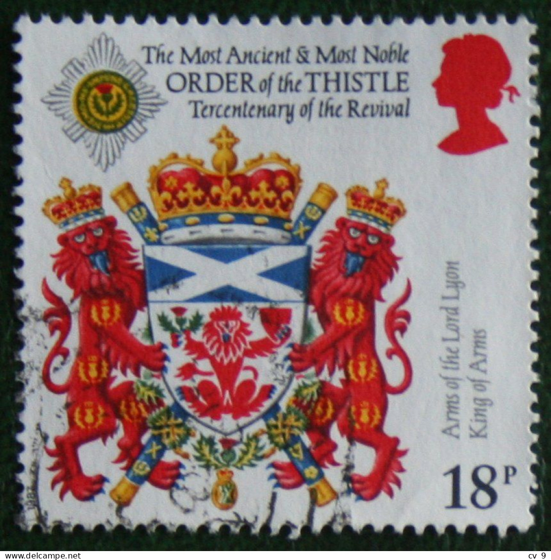 ORDER OF THE THISTLE ANNIVERSARY (Mi 1113) 1987 Used Gebruikt Oblitere ENGLAND GRANDE-BRETAGNE GB GREAT BRITAIN - Gebraucht