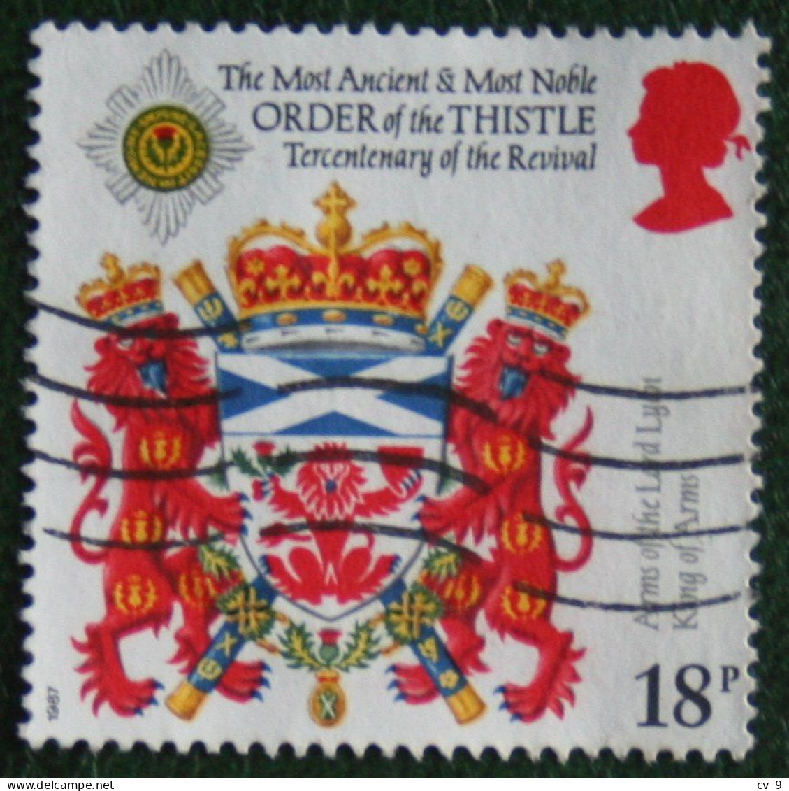 ORDER OF THE THISTLE ANNIVERSARY (Mi 1113) 1987 Used Gebruikt Oblitere ENGLAND GRANDE-BRETAGNE GB GREAT BRITAIN - Gebruikt