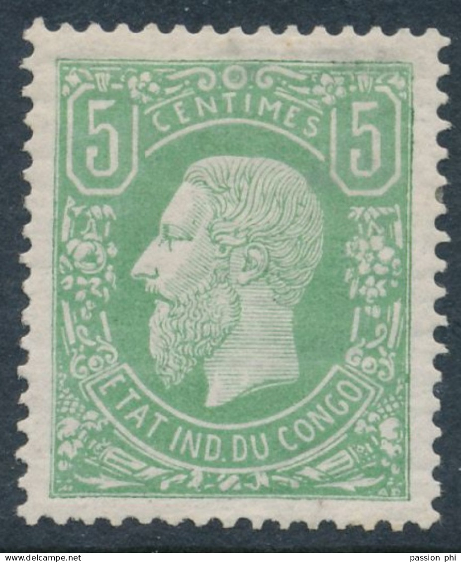 B7 BELGIAN CONGO 1886 ISSUE COB 1 LH - 1884-1894