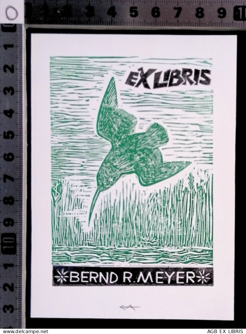 EX LIBRIS ERICH AULITZKY Per BERND R MEYER L27bis-F02 EXLIBRIS Opus 120 - Bookplates