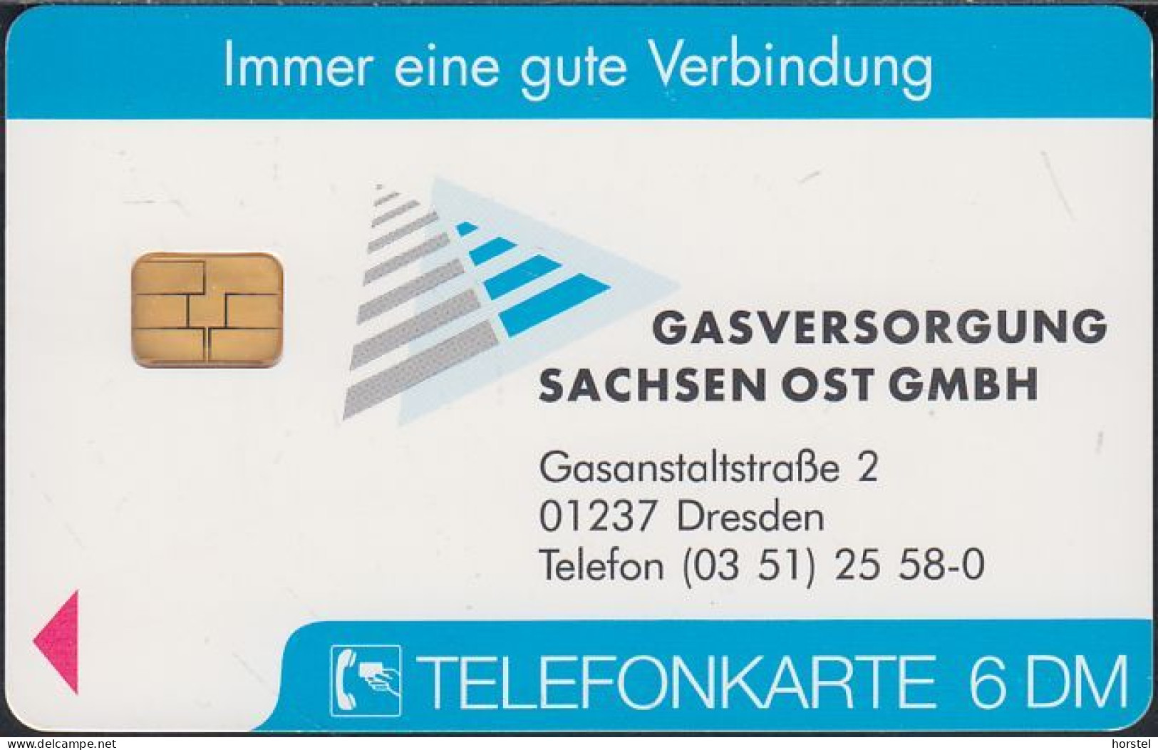 GERMANY O181/97 Gasversorgung Sachsen Ost GMBH - Dresden - Weltkugel - Energie - O-Series: Kundenserie Vom Sammlerservice Ausgeschlossen