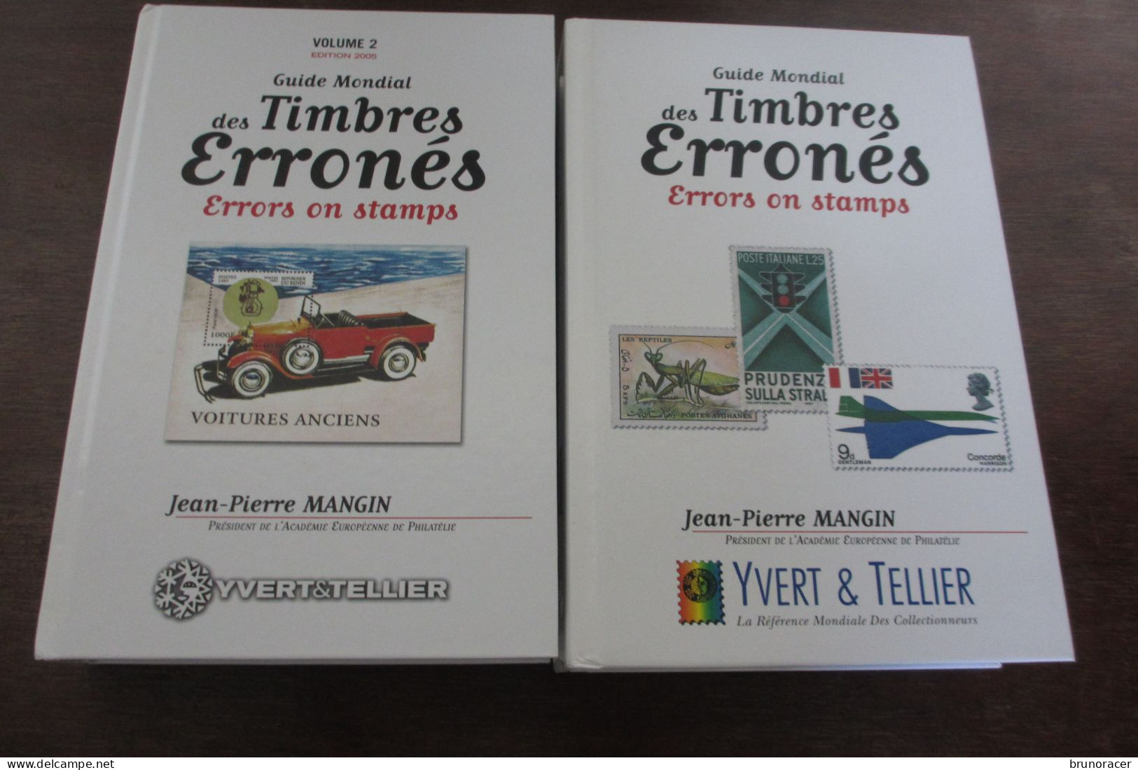 COTALOGUES YVERT & TELLIER TIMBRES ERRONES TOME I & II 1999/2005 TB VOIR SCANS - Frankrijk